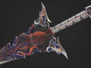 Fantasy Sword 15 3D Model