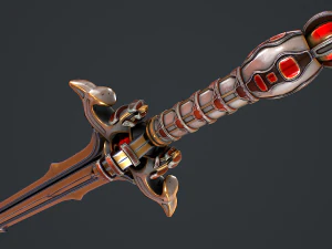 Fantasy Sword 16 3D Model