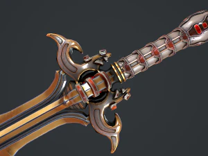 Fantasy Sword 16 3D Model