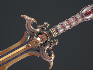 Fantasy Sword 16 3D Model