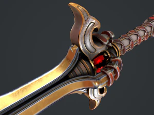 Fantasy Sword 16 3D Model