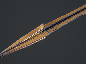 Fantasy Sword 16 3D Model