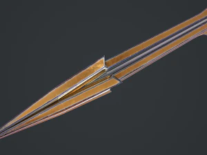 Fantasy Sword 16 3D Model