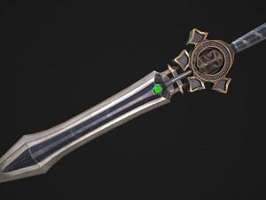 Fantasy Sword 17 3D 模型