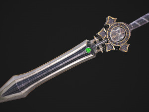 Fantasy Sword 17 3D 模型