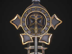 Fantasy Sword 17 3D 模型