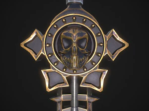 Fantasy Sword 17 3D Model
