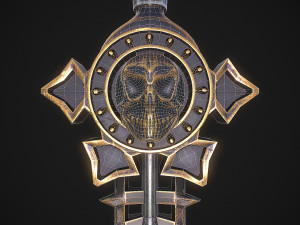 Fantasy Sword 17 3D 模型