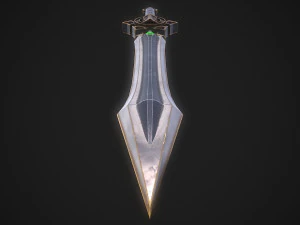 Fantasy Sword 17 3D Model