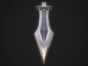 Fantasy Sword 17 3D Model