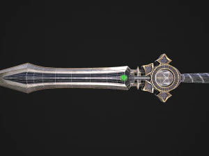 Fantasy Sword 17 3D Model