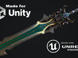 Fantasy Sword 18 Modelo 3D