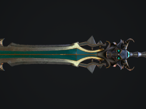Fantasy Sword 18 Modelo 3D