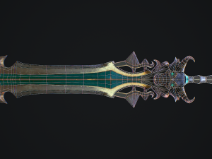 Fantasy Sword 18 Modelo 3D