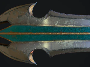 Fantasy Sword 18 3D Model