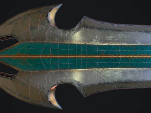 Fantasy Sword 18 3D Model