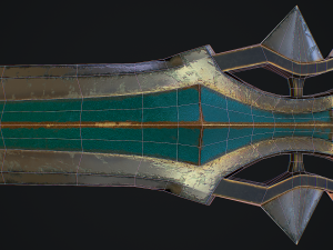 Fantasy Sword 18 Modelo 3D