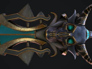 Fantasy Sword 18 3D Model