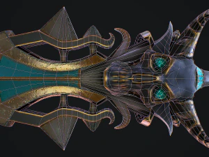 Fantasy Sword 18 3D Model
