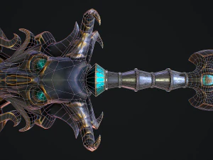 Fantasy Sword 18 3D Model