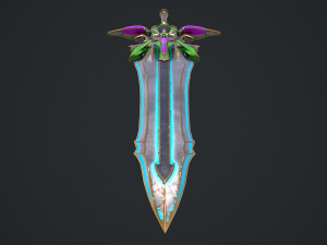 Fantasy Sword 19 Model 3D