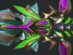 Fantasy Sword 19 Model 3D