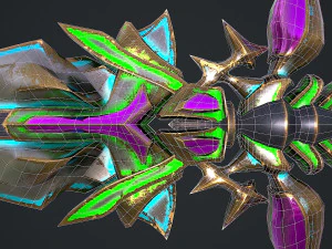 Fantasy Sword 19 3D Model