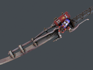 Fantasy Sword 20 3D Model