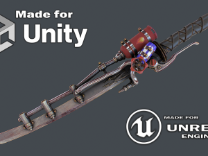 Fantasy Sword 20 3D Model