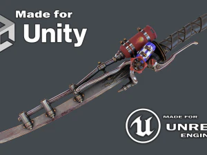 Fantasy Sword 20 3D Model