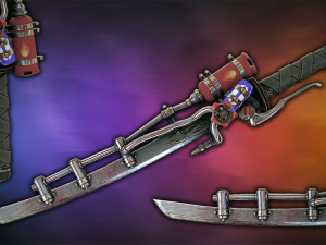 Fantasy Sword 20 3D Model