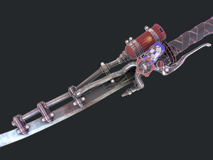 Fantasy Sword 20 3D Model