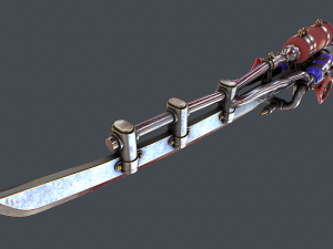 Fantasy Sword 20 3D Model