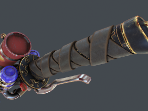 Fantasy Sword 20 3D Model