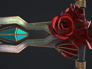 Fantasy-Schwert 21 3D Modell