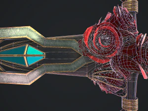 Fantasy-Schwert 21 3D Modell