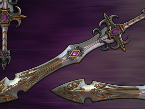 Fantasy Sword 22 Model 3D