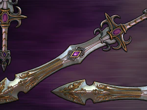 Fantasy Sword 22 3D Model