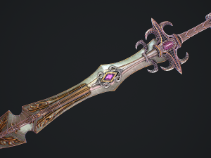 Fantasy Sword 22 Model 3D