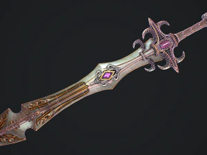Fantasy Sword 22 3D Model