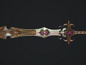 Fantasy Sword 22 3D Model