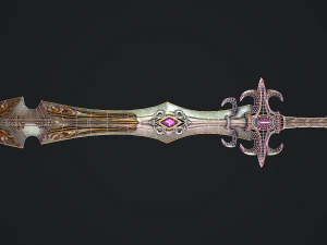Fantasy Sword 22 3D Model