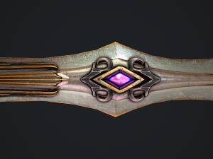 Fantasy Sword 22 Model 3D