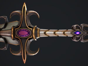 Fantasy Sword 22 Model 3D