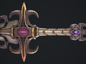 Fantasy Sword 22 Model 3D