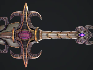 Fantasy Sword 22 3D Model