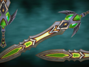 Fantasy Sword 23 Model 3D