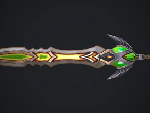 Fantasy Sword 23 3D Model