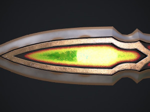 Fantasy Sword 23 Model 3D