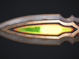Fantasy Sword 23 Model 3D
